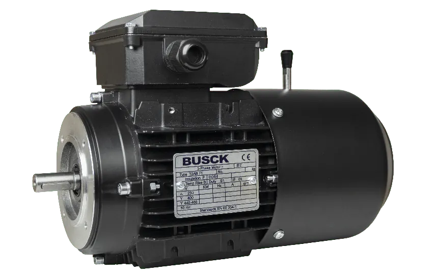 Busck AC-bremsemotor T2AB71B-8, 0.12kW, 685RPM, 230/400V, 50Hz, aluminium