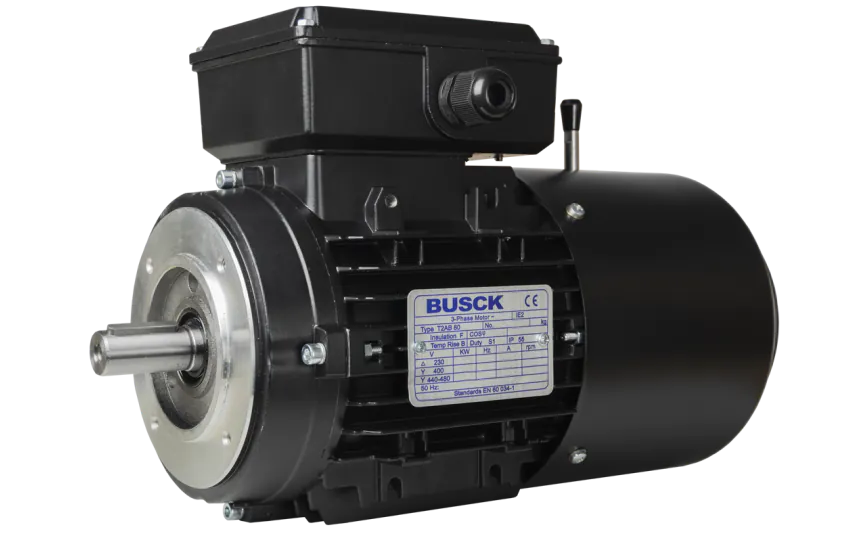 Busck AC-bremsemotor T2AB80B-8, 0.25kW, 700RPM, 230/400V, 50Hz, aluminium