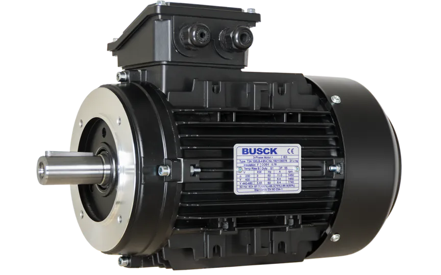 Busck AC motor T3A100LB-4, 3kW, 1450RPM, 230/400V, 50Hz, aluminium