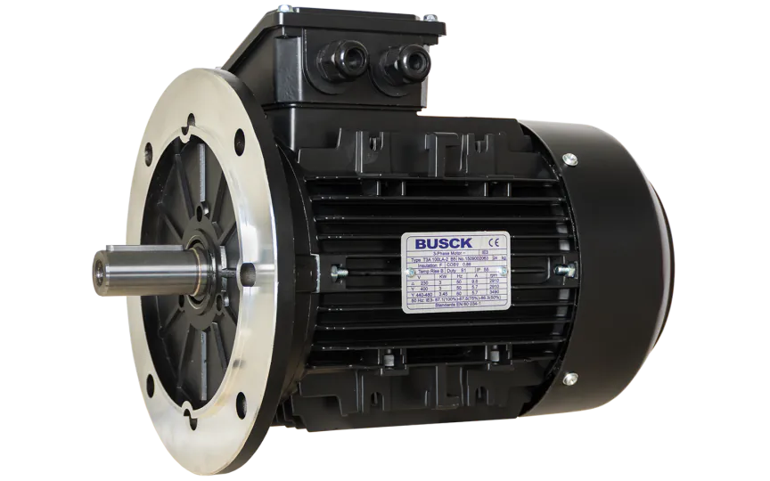 Busck AC motor T3A100LB-4B5, 3kW, 1450RPM, 230/400V, 50Hz, aluminium