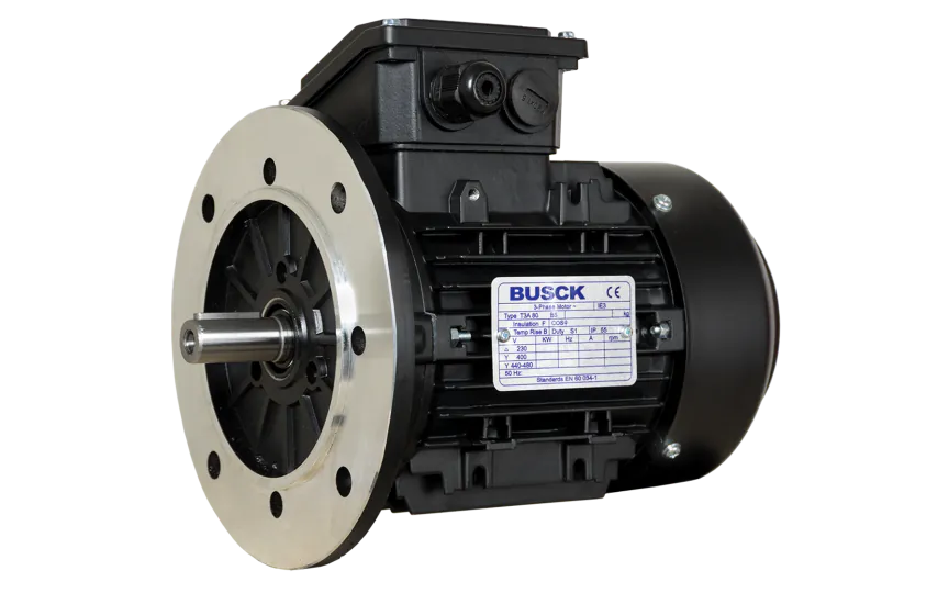 Busck T3A80B-2B5 AC motor 1,1kW 2900RPM 230/400V 50Hz, aluminium
