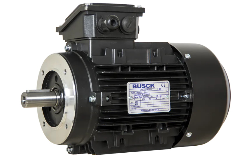 Busck AC motor T3A90L-4, 1.5kW, 1440RPM, 230/400V, 50Hz, aluminium