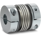 R+W BKL 150 24 24 bælgkobling, rustfrit stål og aluminium