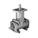 Poggi Kegelradgetriebe 2030, R1:3, D1, Ø19h7, Zweiweg, Reduziertes Umkehrsspiel, Aluminium