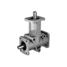 Poggi right angle gearbox 4000, R1:2, D1, Ø8h7, 2-way, Aluminium