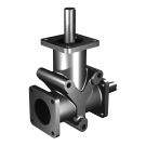 Poggi Kegelradgetriebe 5032, R1:1, D2, Ø25f7, Zweiweg, Edelstahl