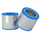 Afstandsring Ø16 L10 Ø28, rustfrit stål